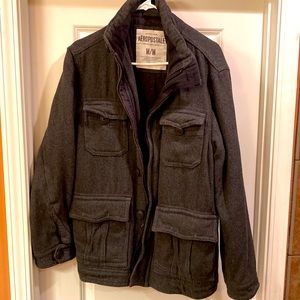 Aeropostale authentic peacoat gray in color
